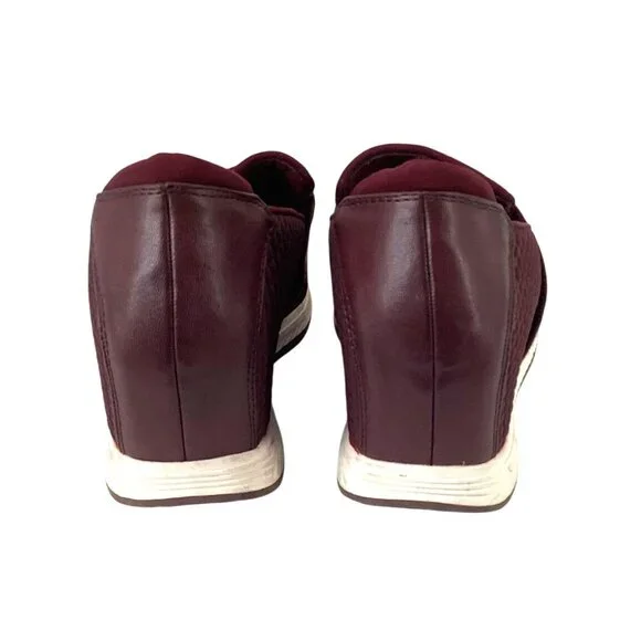 Cliff Wedge Sneakers by Baretraps Jamese Maroon Choose your size 9 - Picture 3 of 7